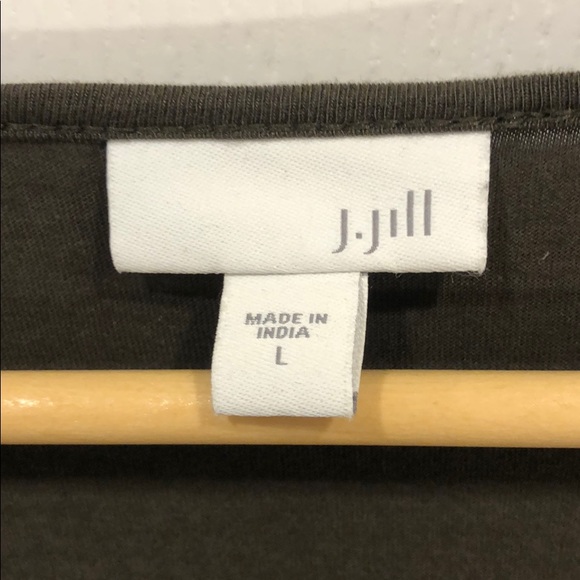 J Jill green, embroidered, long sleeved tunic - Picture 4 of 6